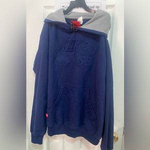 NIKE SB BLUE HOODIE